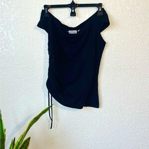 Energie Black Off-Shoulder Top